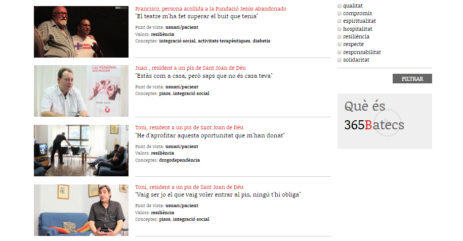 Pàgina web 365 batecs