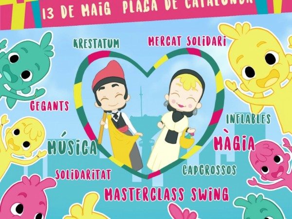 Gegantfesta solidària al Prat