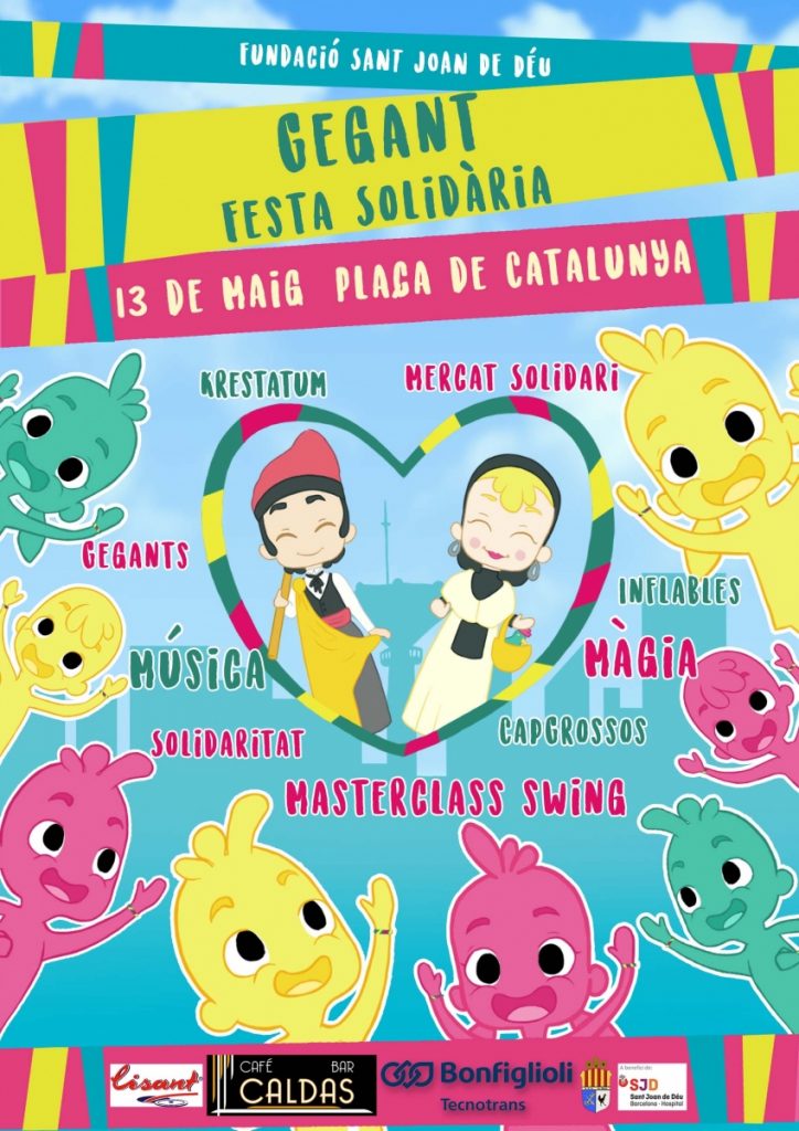 Gegantfesta solidària al Prat