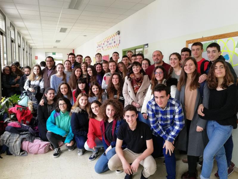 Alumnes dels col·legis Claret Larraona i Santa Catalina Laboure de Pamplona