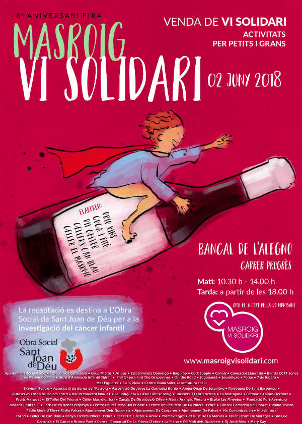 Cartel de la Feria Vi solidari Masroig