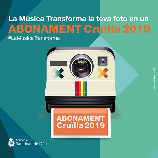 Imatge de la promoció del abonament pel Cruïlla 2019