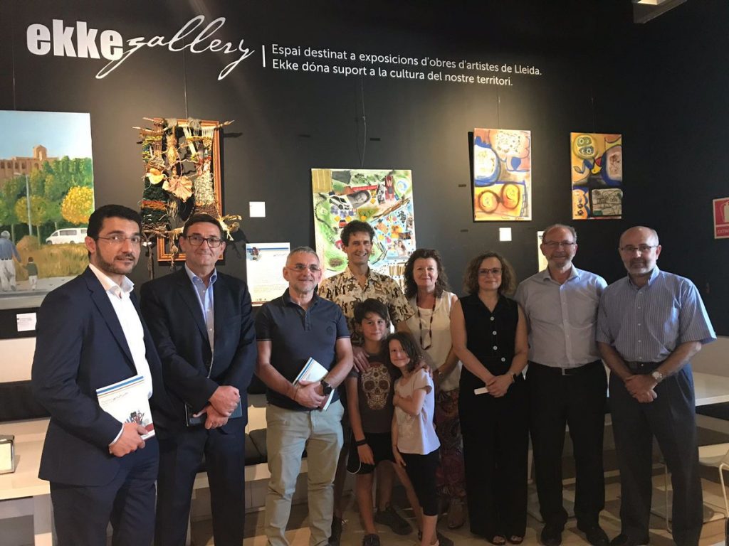 Inauguració de l'expo al gimnàs Ekke.