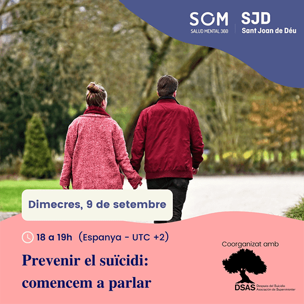 'Prevenir el suïcidi: comencem a parlar', monogràfic SOM Salut Mental 360
