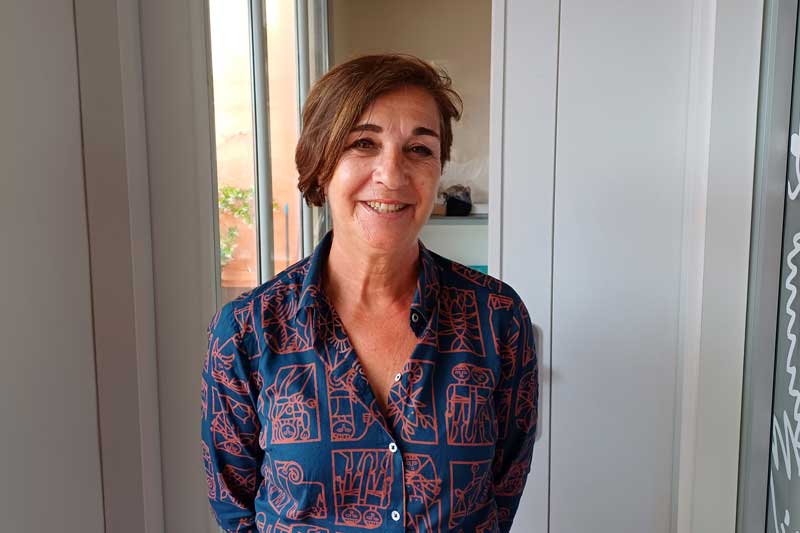 Lourdes Llop, voluntària a l'Obra Social de Sant Joan de Déu