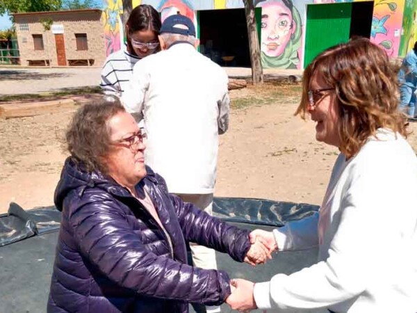 Visita de persones usuàries de la Fundació Germà Tomàs Canet a la Granja Escola La Manreana