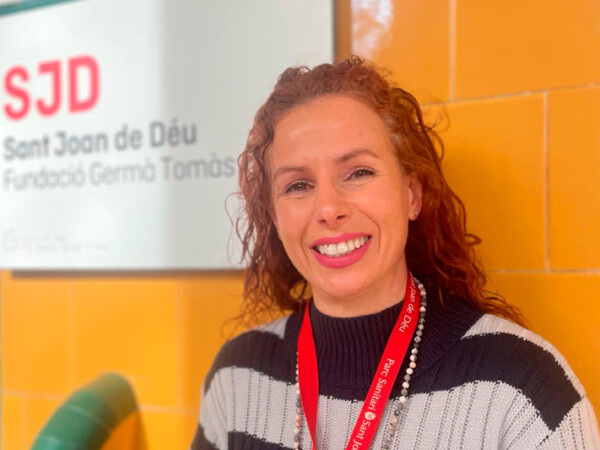Sandra Martínez, voluntaria a la Fundació Germà Tomàs Canet