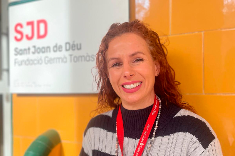 Sandra Martínez, voluntaria a la Fundació Germà Tomàs Canet