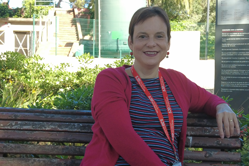 Estefania Sanjuan, voluntària al Parc Sanitari SJD