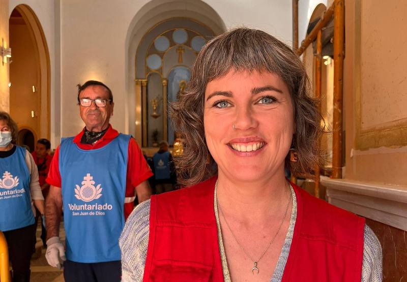 Fàtima Tortosa, coordinadora de voluntariado de Sant Joan de Déu Valencia