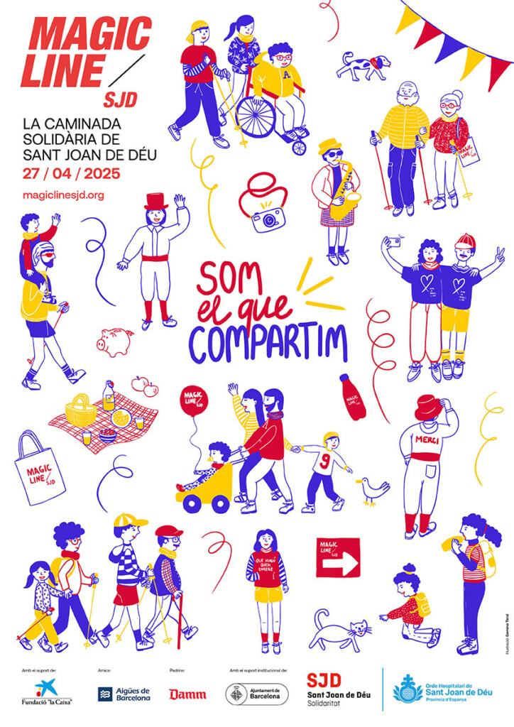 Cartell de la 12a edició de la Magic Line Sant Joan de Déu, per Gemma Terol