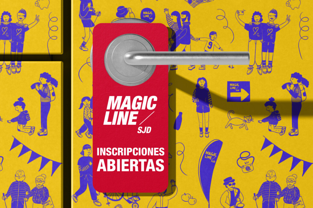Cartel anunciando que las inscripciones están abiertas