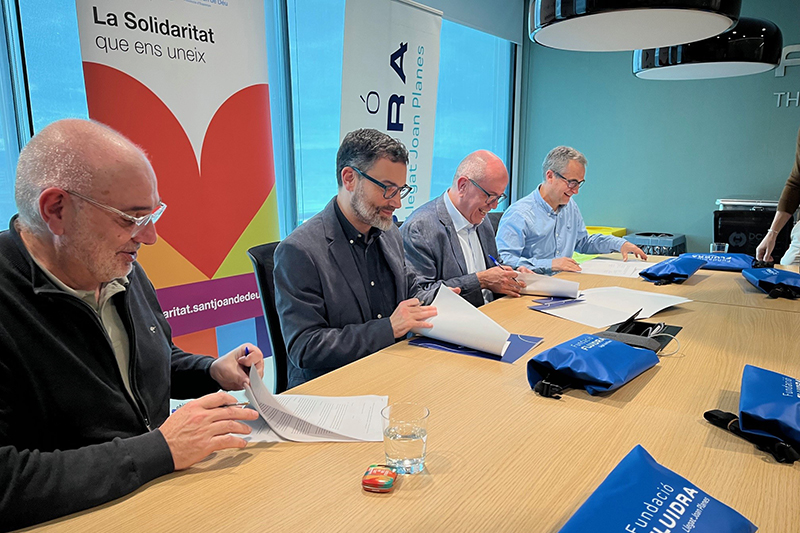Acuerdo Fluidra con Sant Joan de Déu de 2025