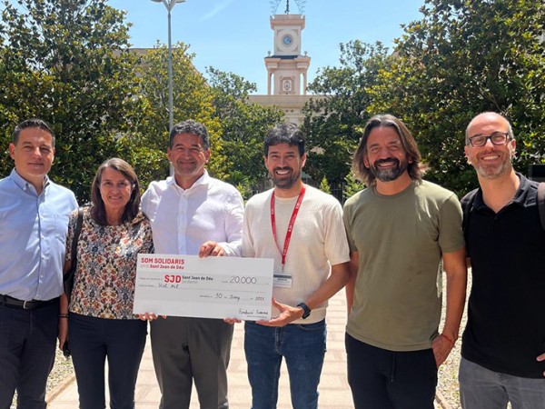 Donació SICAME Group al Parc Sanitari Sant Joan de Déu gràcies a l'Obra Social SJD.