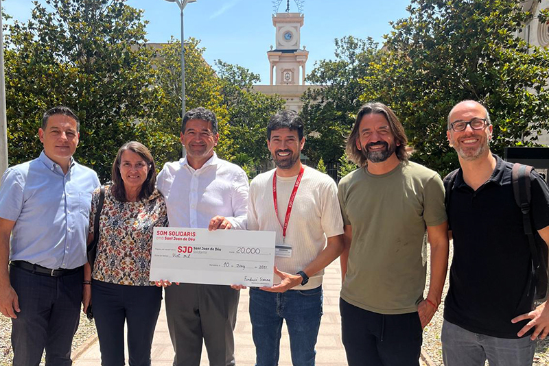 Donació SICAME Group al Parc Sanitari Sant Joan de Déu gràcies a l'Obra Social SJD.